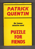 Puzzle for Fiends by Patrick Quentin (Gollancz Vintage Detection) File Copy
