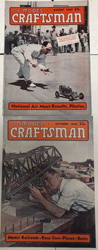 Lot of 10 "The Model Craftsman" 1940's
