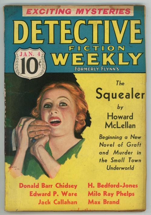 Detective Fiction Weekly" January 4 1936 Max Brand; H Bedford Jones