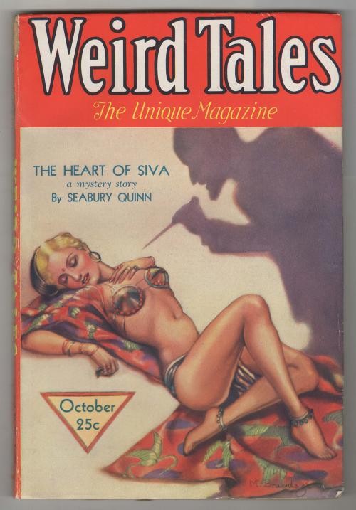 Weird Tales Oct 1932 2nd Brundage Cvr; Williamson; Quinn; Cave; Hamilton; Der...