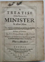 A Treatise of the Nature of a Minister in all its Offices by [William Lucy]
