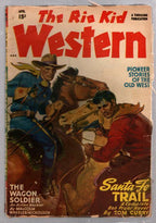 Rio Kid Western Apr 1948 G. Rozen Cover Art Pulp