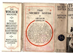 The Secret Sister by Arthur Applin (reprint Edition) Rare DJ Publisher's Copy