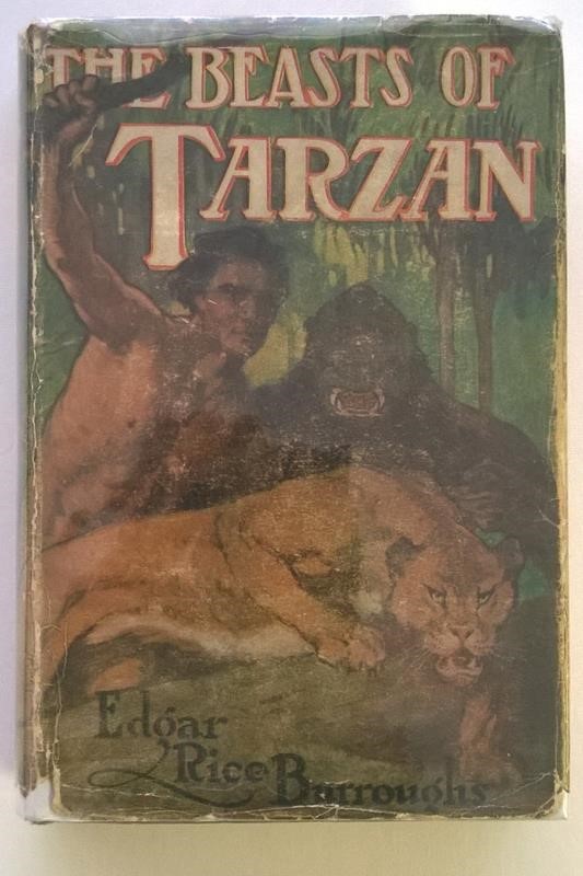 The BEASTS of TARZAN by Edgar Rice Burroughs (A.L.Burt) St.John (DJ)