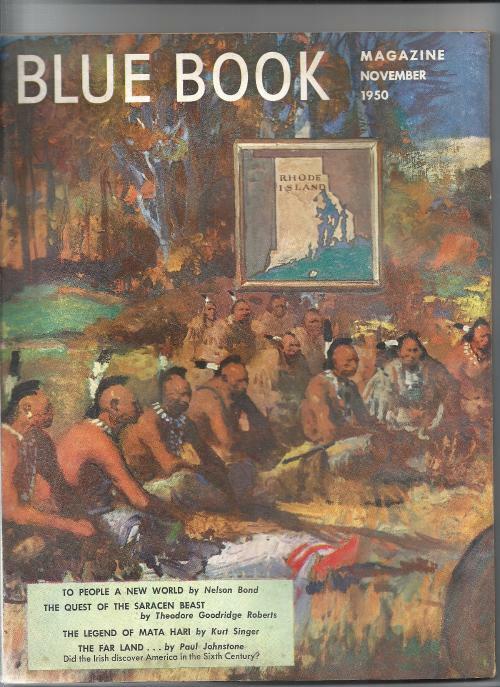 Blue Book Nov 1950 Fulton Cvr; Davis, Jr.; Rohmer; Sheldon