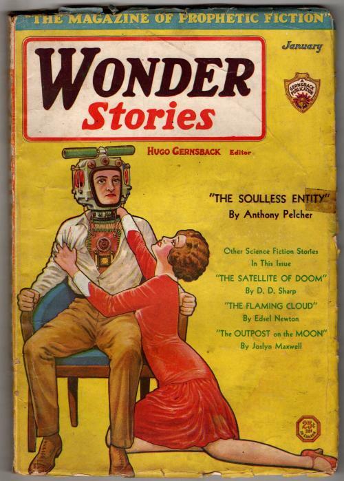 Wonder Stories Jan 1931 - Anthony Pelcher Cover Story