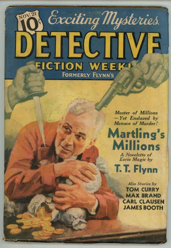 Detective Fiction Weekly Nov 21 1936 Max Brand Pulp