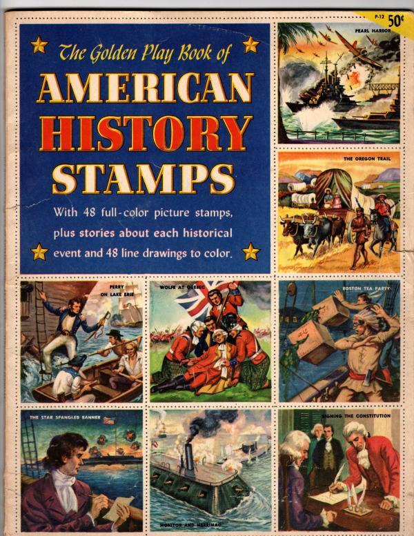 The Golden Play Book of American History Stamps by Jean Cushman