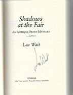 Shadows at the Fair by Lea Wait (First Edition) Signed