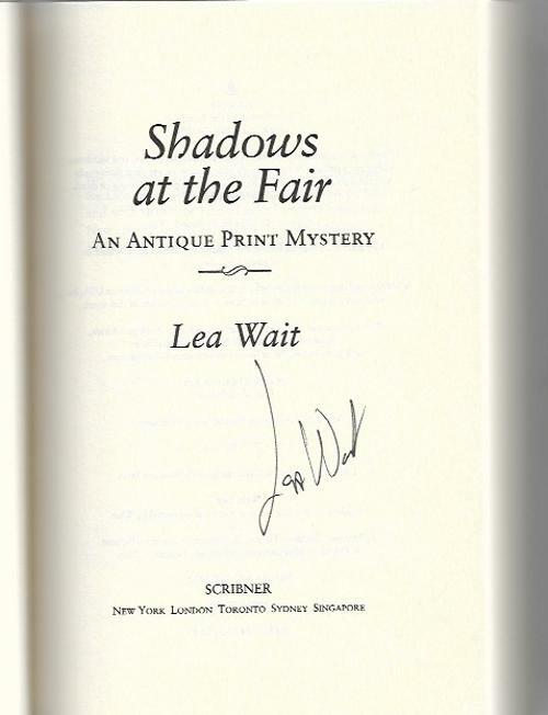 Shadows at the Fair by Lea Wait (First Edition) Signed