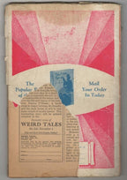 Weird Tales Nov 1928 C.C. Senf Cvr; Ed Hamilton; Donald Wandrei; August Derleth