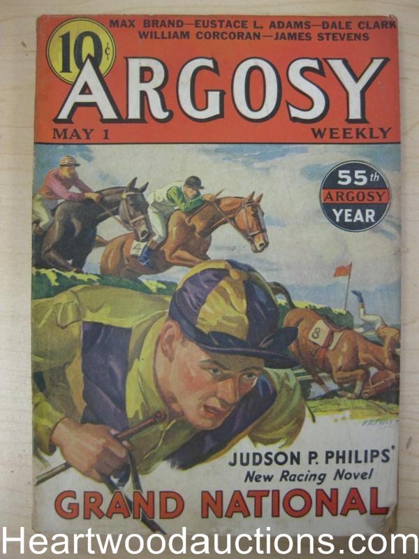 Argosy May 01, 1937 Judson P. Philips, Horse racing Cvr