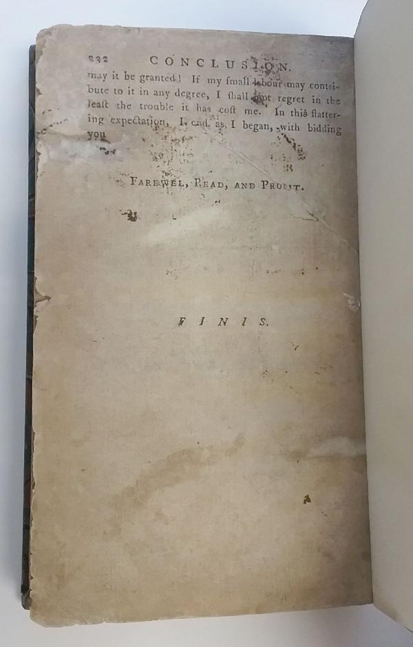 The Praise of Hell by Jean Frederic Bernard (ca 1775) Leather and Marbled Boards