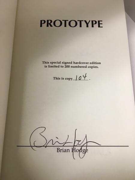 Prototype by Brian Hodge (First Edition) LTD Signed