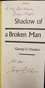 Shadow of a Broken Man by George C. Chesbro (1st Ed) Adv Proofs Signed