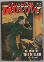Hollywood Detective Oct 1944 Ward  Cvr, Dan Turner Bellem Comic Barreaux