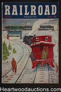 Railroad Magazine Jan 1951 Herb Mott Cover
