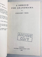 A Shroud for Grandmama by Gregory Tree (1st UK Edition, File Copy) Very Rare