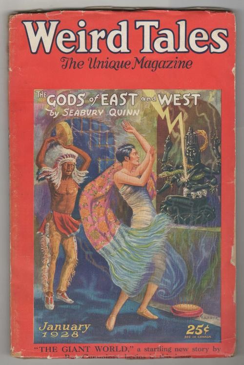 Weird Tales Jan 1928 C. C. Senf Cvr; Quinn Jules de grandin; Robert E. Howard
