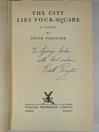 The City Lies Four-Square by Edith Pargeter Signed  Presentation copy (First ...