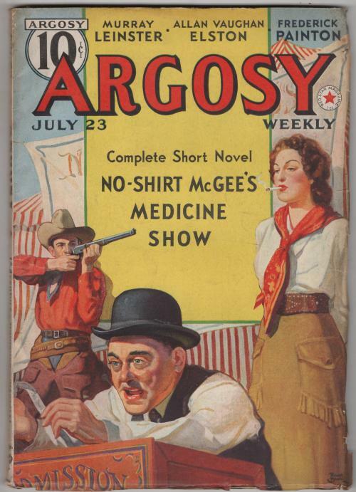 Argosy Jul 23 1938 Rudolph Belarski Cvr; Frank R. Pierce; Murray Leinster