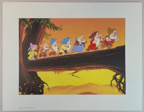 Snow White and the Seven Dwarfs Lithograph Portfolio & Theater Cards