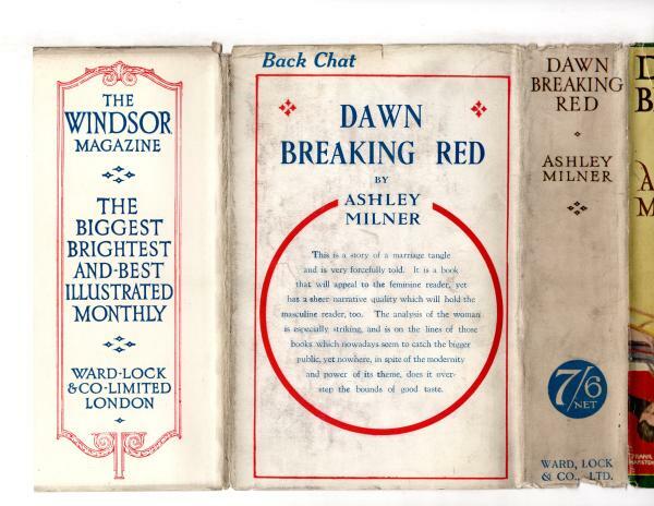 Dawn Breaking Red by Ashley Milner (First Edition) Ward File Copy