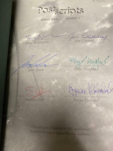 Postscripts: The A to Z of Fantastic Fiction Summer 2006 Num. 7 Signed