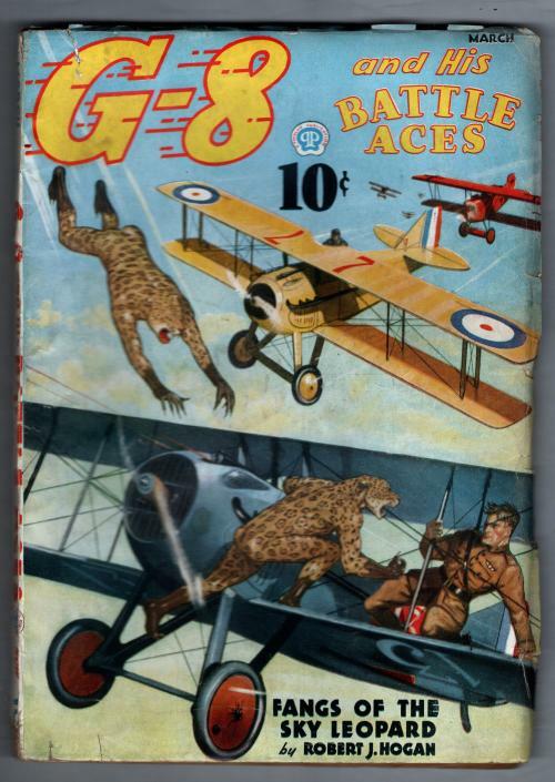 G-8 Battle Aces Mar 1937 Blakeslee Cvr Fangs of the Sky Leopard