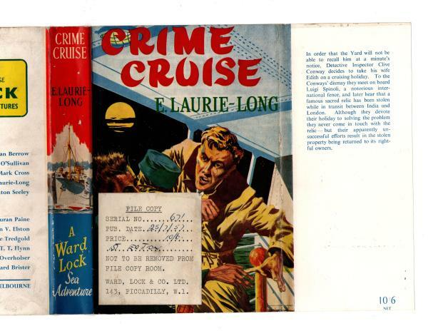 Crime Cruise by E. Laurie Long (First Edition) File Copy