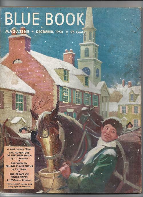 Blue Book Dec 1950 Bower Cvr; Autry; Davis. Jr.; Francine; Athenas