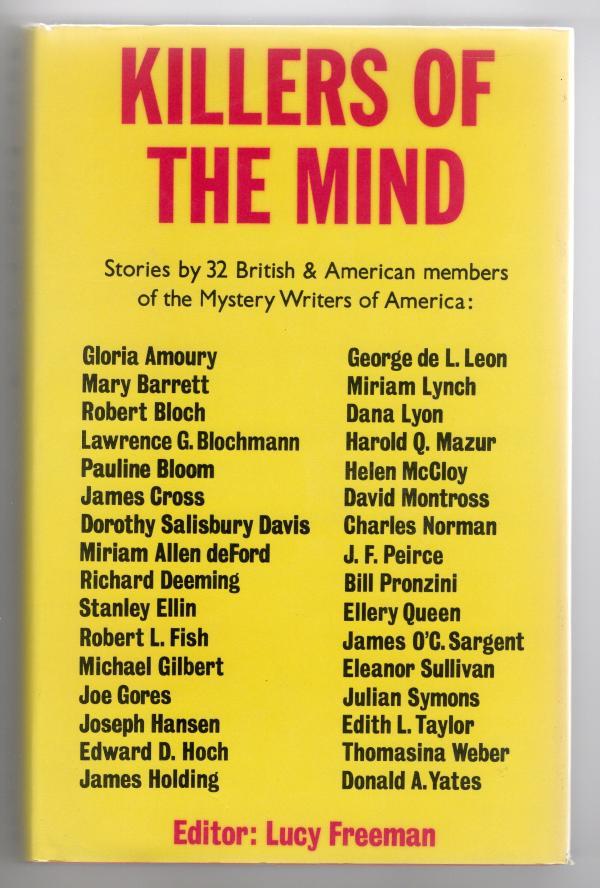 Killers of the Mind by Lucy Freeman (First UK Edition) File Copy