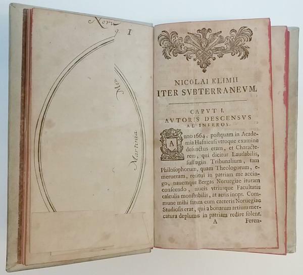 Nicolai Klimii iter Subterraneum Novem Telluris Theoriam by Ludvig Holberg 1s...