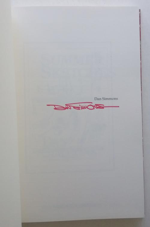 Summer Sketches by Dan Simmons (Limited Edition) Deluxe Signed