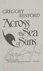Across the Sea of Suns by Gregory Benford (First Edition) Signed Copy "A"