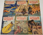 Lot of 12 Popular Mechanics Magazines 1945-1948
