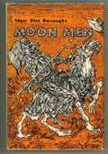 Moon Men by Edgar Rice Burroughs (Mahlon Blaine, Illus.)