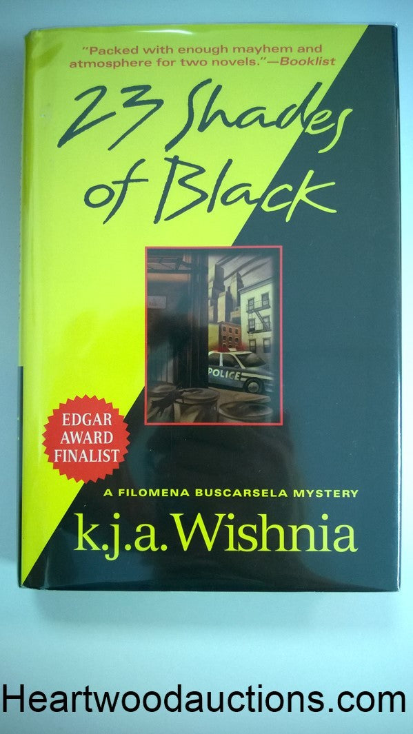23 Shades of Black by K. J. A. Wishnia FIRST HC ED