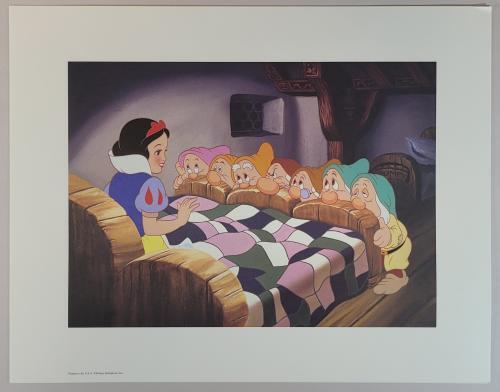 Snow White and the Seven Dwarfs Lithograph Portfolio & Theater Cards