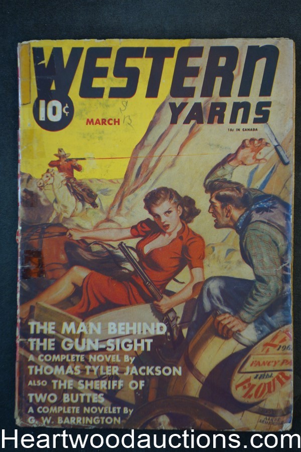 Western Yarns Mar 1941 #1 First Issue, Allan Anderson Cvr, Thomas Tyler Jackson