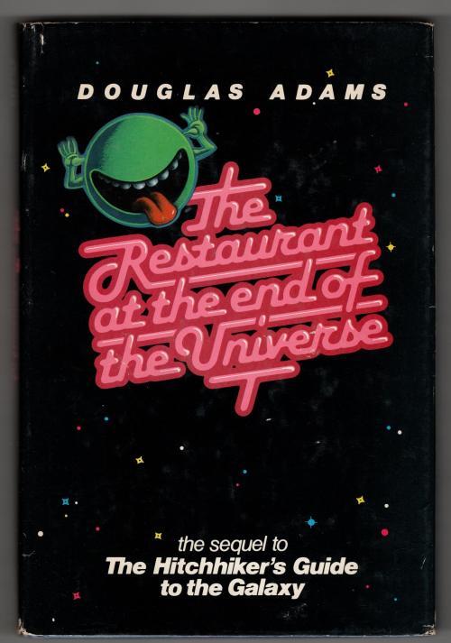 The Restaurant at the End of the Universe by Douglas Adams (Book Club)