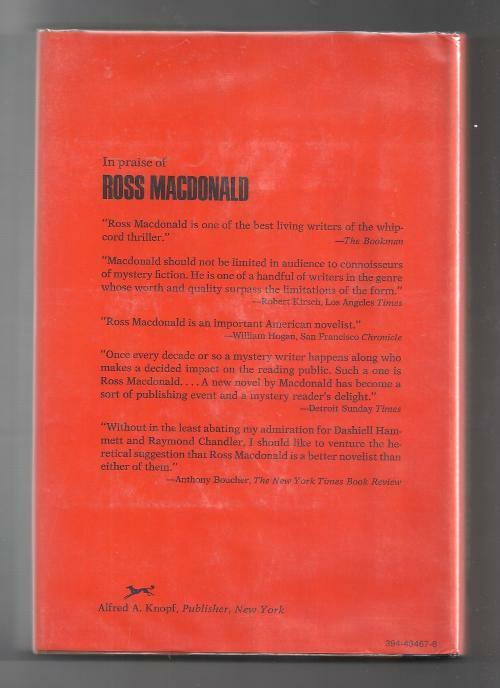 The Underground Man by Ross MacDonald; (First Edition) Signed
