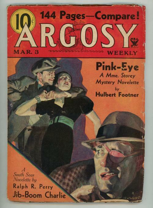 Argosy Mar 03, 1934 Madame Storey Assault Cvr. Murray Leinster