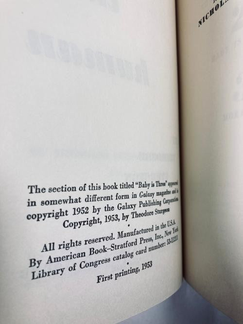 More Than Human by Theodore Sturgeon (First Edition)