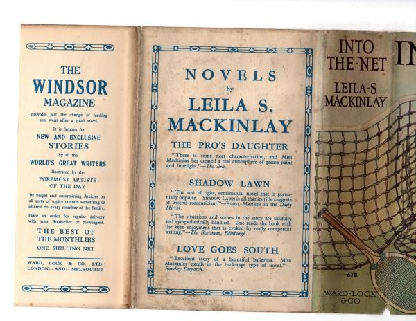 Into the Net by Leila S. Mackinlay (First Edition) File Copy