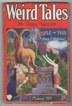 Weird Tales Mar 1929 C. C. Senf Cvr; Frank B. Long; Wandrei; Derleth - Pulp
