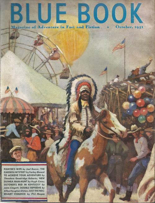 Blue Book Oct 1951 Hugh B Cave (only app!); Heinlein