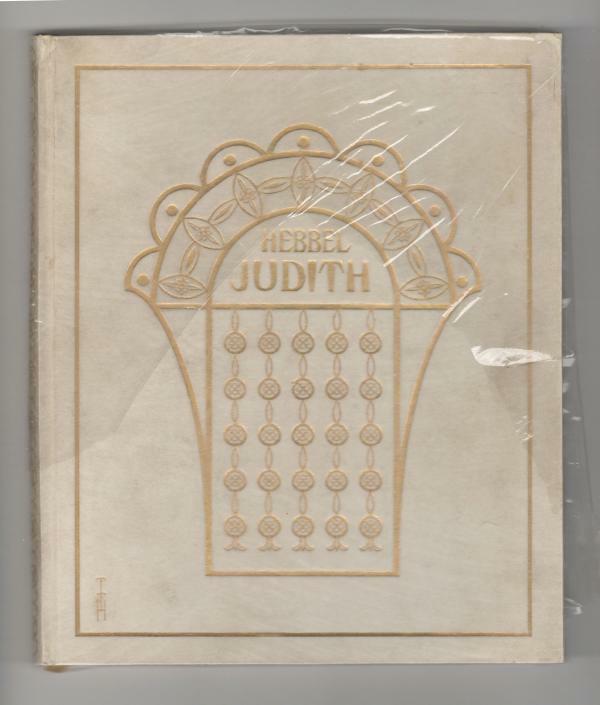 JUDITH Eine Tragodie in 5 Akten by Friedrich Hebbel (T.T. Heine, Art) Art Nou...
