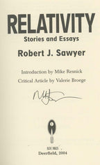 Relativity by Robert J. Sawyer Signed