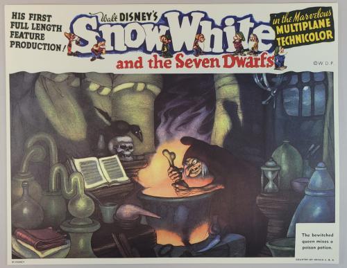 Snow White and the Seven Dwarfs Lithograph Portfolio & Theater Cards